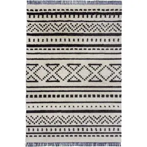 Černobílý koberec 120x170 cm Sabri – Flair Rugs