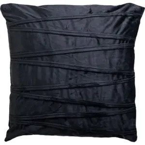 Produkt Černý dekorativní polštář JAHU collections Ella, 45 x 45 cm