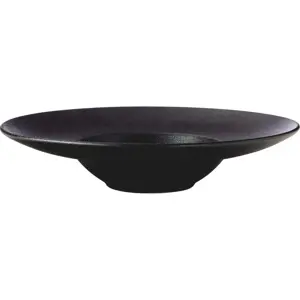 Produkt Černý hluboký keramický talíř ø 28 cm Caviar – Maxwell & Williams