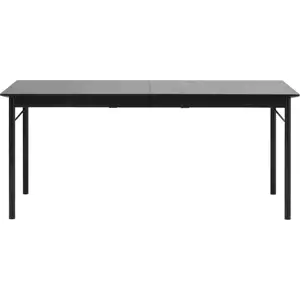 Černý jídelní stůl 95x180 cm Savona – Unique Furniture