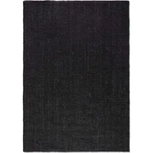 Černý jutový koberec 120x170 cm Bouclé – Hanse Home