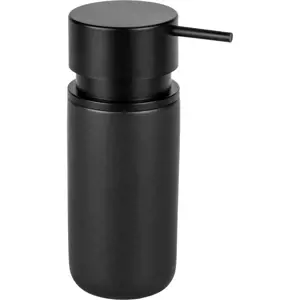 Černý keramický dávkovač mýdla Wenko Black Outdoor Kitchen Silo