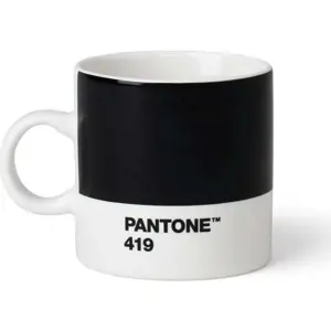 Černý keramický hrnek na espresso 120 ml Espresso Black 419 – Pantone