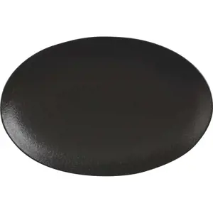 Produkt Černý keramický talíř Maxwell & Williams Caviar, 25 x 16 cm