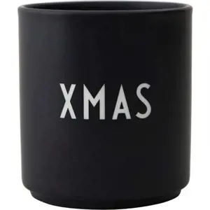 Produkt Černý porcelánový hrnek Design Letters Favourite XMas