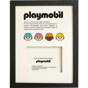 Černý rámeček na zeď 30x40 cm – Playmobil