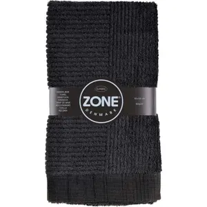Černý ručník Zone Classic, 50 x 100 cm