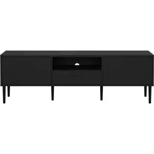 Produkt Černý TV stolek 177x57 cm Media – Tvilum