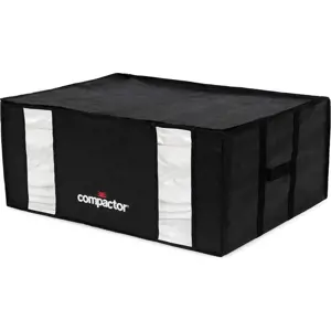 Černý úložný box s vakuovým obalem Compactor Black Edition, objem 210 l