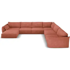 Červená rohová pohovka (pravý roh) Vanda – Mazzini Sofas