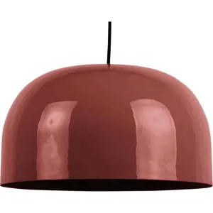 Červené závěsné svítidlo s kovovým stínidlem ø 40 cm Dome – Leitmotiv