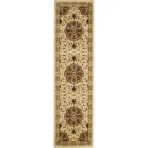 Červeno-béžový běhoun 67x240 cm Heritage – Think Rugs