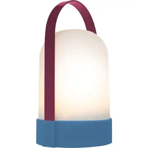 Červeno-modrá LED stmívatelná stolní lampa (výška 25 cm) Uri – Remember