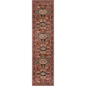 Červený běhoun 60x230 cm Gillingham – Flair Rugs