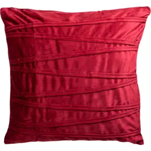 Produkt Červený dekorativní polštář JAHU collections Ella, 45 x 45 cm