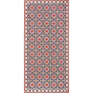 Produkt Červený koberec běhoun 75x150 cm Cappuccino Retro – Hanse Home