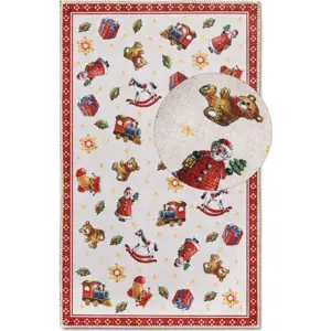 Červený koberec s vánočním motivem 50x80 cm Red Christmas – Villeroy&Boch