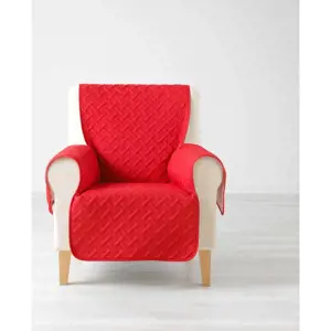 Produkt Červený ochranný potah na křeslo 165 cm Lounge – douceur d'intérieur