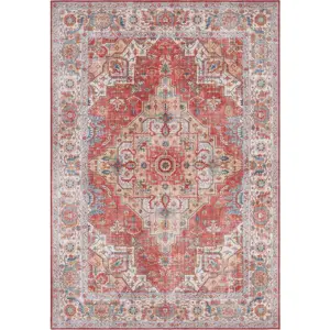 Cihlově červený koberec Nouristan Sylla, 200 x 290 cm