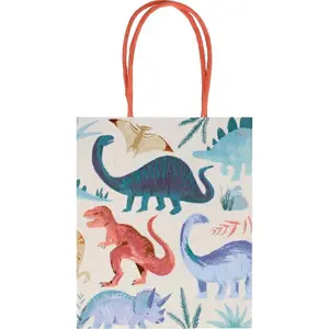 Produkt Dárkové tašky v sadě 8 ks 13x8 cm Dinosaur Kingdom – Meri Meri