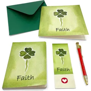 Produkt Dárkový psací set s přáním Four-Leaf Clover – Kartos