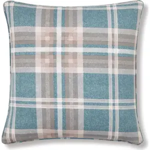 Dekorační polštář 45x45 cm Tweed Woven Check – Catherine Lansfield