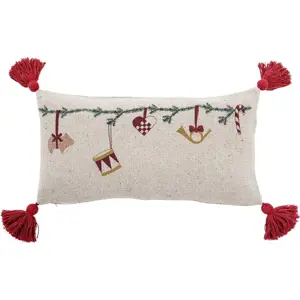 Produkt Dekorační polštář s vánočním motivem 30x60 cm Yule – Bloomingville