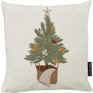 Dekorační polštář s vánočním motivem 45x45 cm Christmas Tree – Butter Kings