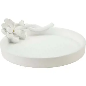 Produkt Dekorační tác z polyresinu ø 21 cm Magnolia – Mauro Ferretti