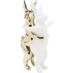 Produkt Dekorativní kameninová soška Kare Design Hugging Rabbits