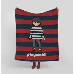 Produkt Dětská deka z mikrovlákna 130x130 cm Stripes – Playmobil