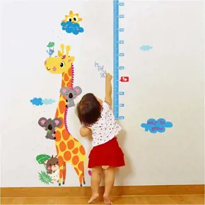 Produkt Dětská samolepka – metr na dveře nebo zeď 60x120 cm Giraffe & Koalas – Ambiance