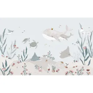 Dětská tapeta 400 cm x 248 cm Dreamy Seabed – Lilipinso