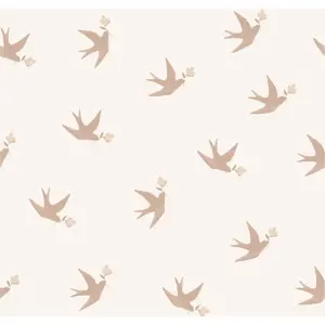 Dětská tapeta z netkané textilie 10 m x 50 cm The Swallows – Lilipinso