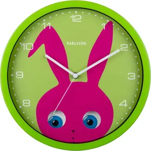 Dětské hodiny ø 31 cm Peekaboo Bunny – Karlsson