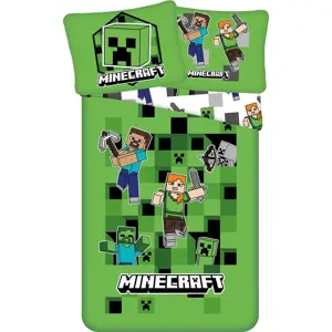 Dětské povlečení na jednolůžko z mikrovlákna 140x200 cm Minecraft – Jerry Fabrics