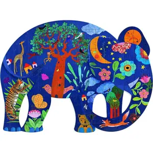 Produkt Dětské puzzle se 150 dílky Djeco Elephant