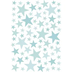 Dětské samolepky v sadě 74 ks 30x42 cm Stars – Lilipinso