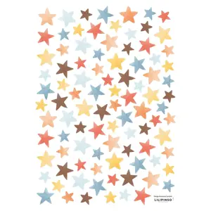 Produkt Dětské samolepky v sadě 93 ks 30x42 cm Colorful Stars – Lilipinso