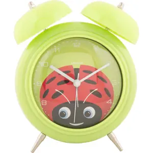 Dětský budík ø 15 cm Peekaboo Ladybug – Karlsson