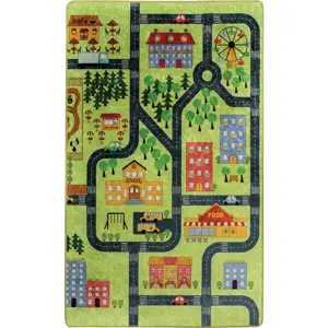 Produkt Dětský koberec Green Small Town 140 x 190 cm