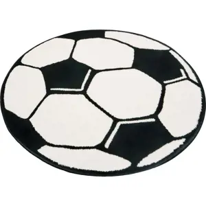 Dětský koberec Hanse Home Football, ⌀ 200 cm