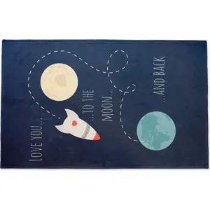 Produkt Dětský koberec Little Nice Things Love you to the Moon, 195 x 135 cm