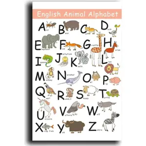 Produkt Dětský obrázek 45x70 cm Alphabet – Wallity