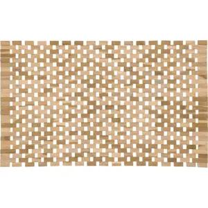 Produkt Dřevěná koupelnová předložka Kave Home Azuray, 40 x 60 cm