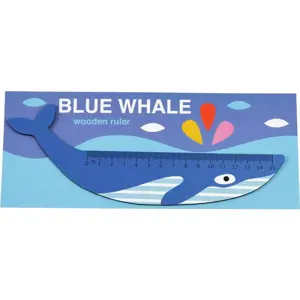 Produkt Dřevěné pravítko ve tvaru velryby Blue Whale – Rex London