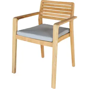 Produkt Dřevěné zahradní židle v přírodní barvě v sadě 4 ks Aquariva – Ezeis