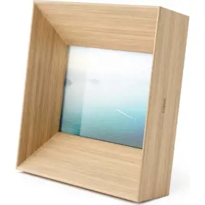 Produkt Dřevěný stojací rámeček v přírodní barvě 17x17 cm Lookout – Umbra