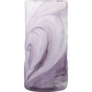 Produkt Fialová skleněná ručně vyrobená váza (výška 24,5 cm) Moore – Bloomingville