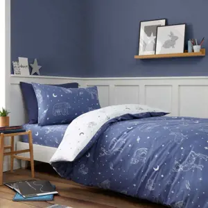 Flanelové dětské povlečení do postýlky 120x150 cm Starlight Animals – Bianca